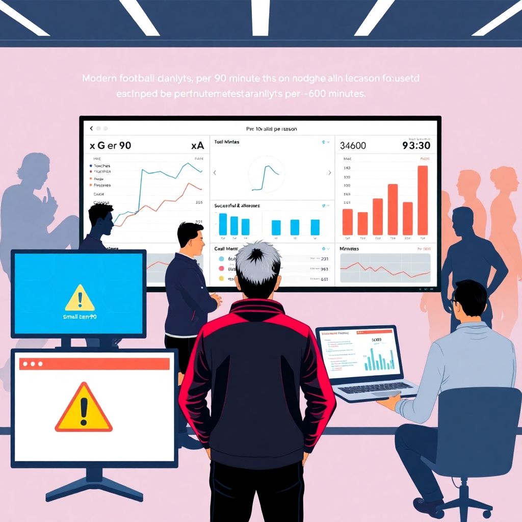 Сравнение эффективности полевых игроков по минутам в современном футболе