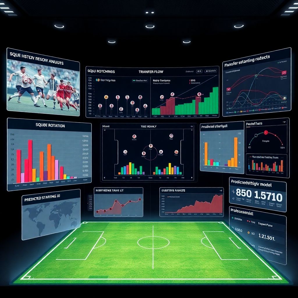 История переходов и ротации в клубах по турам в современном футболе