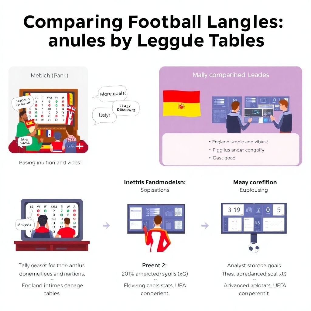 Сравнение лиг в контексте турнирной таблицы: анализ позиций и результатов