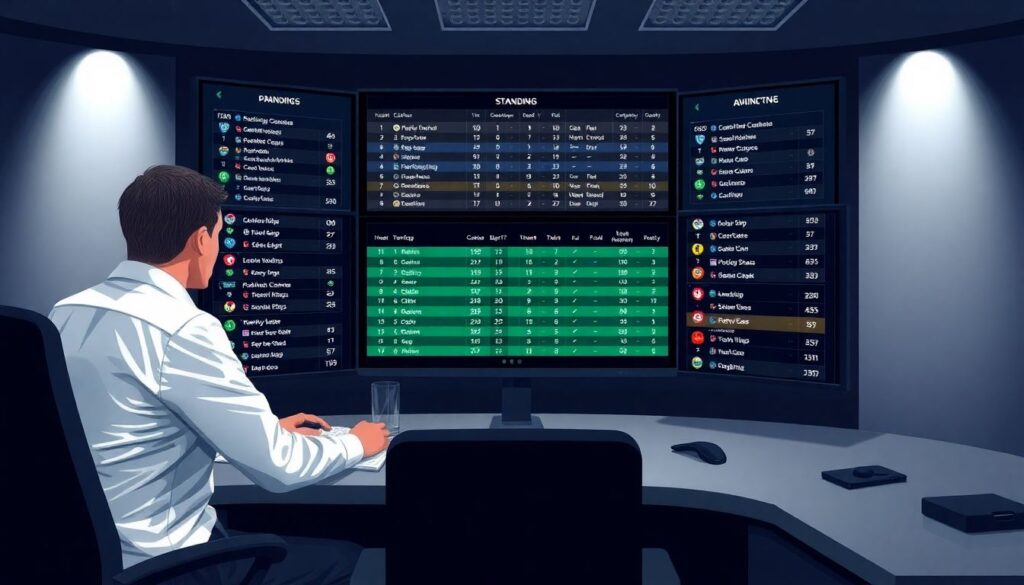 Динамика турнирной таблицы после каждого тура - иллюстрация