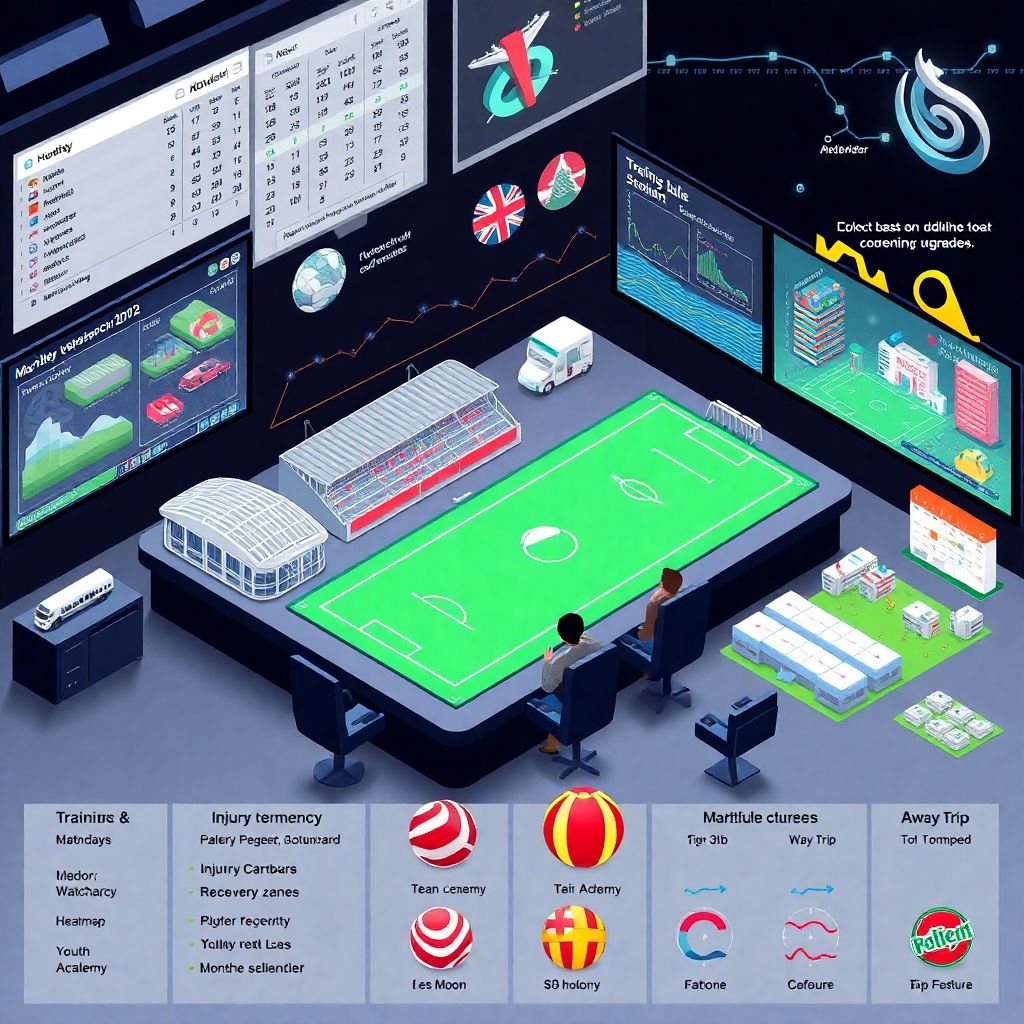 Сравнение клубной инфраструктуры и результатов по турам в современном футболе