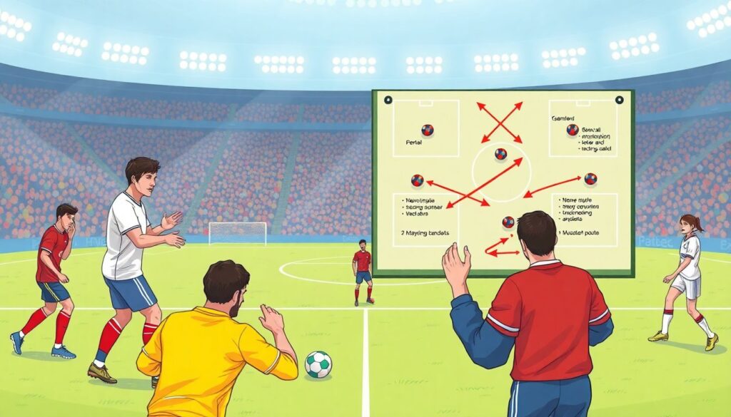 Как меняются схемы в зависимости от соперника - иллюстрация