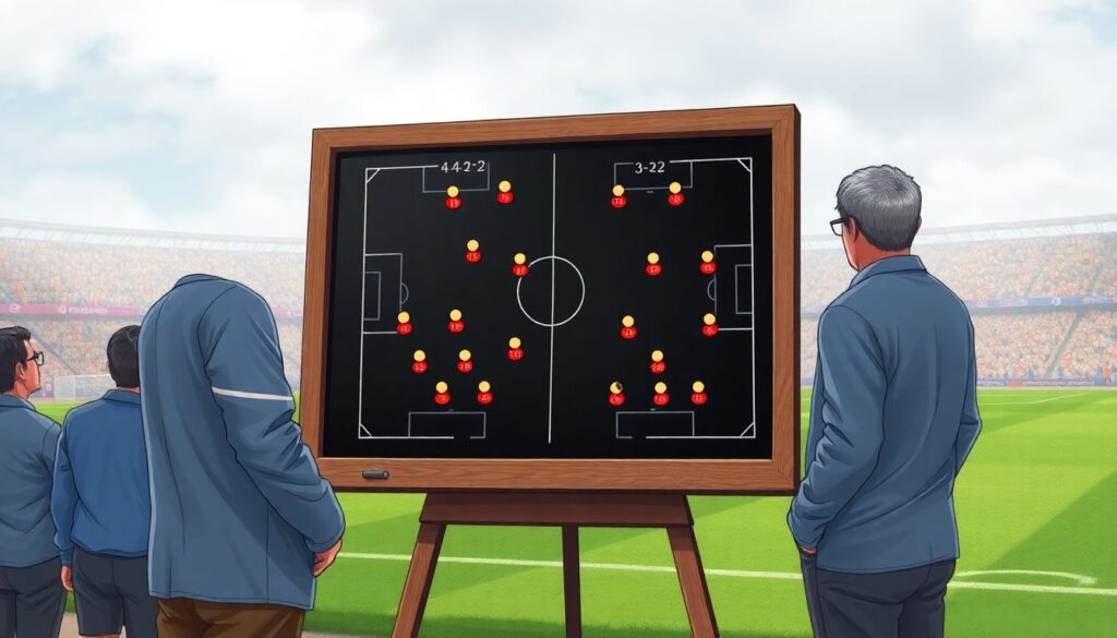 Как меняются схемы в зависимости от соперника - иллюстрация