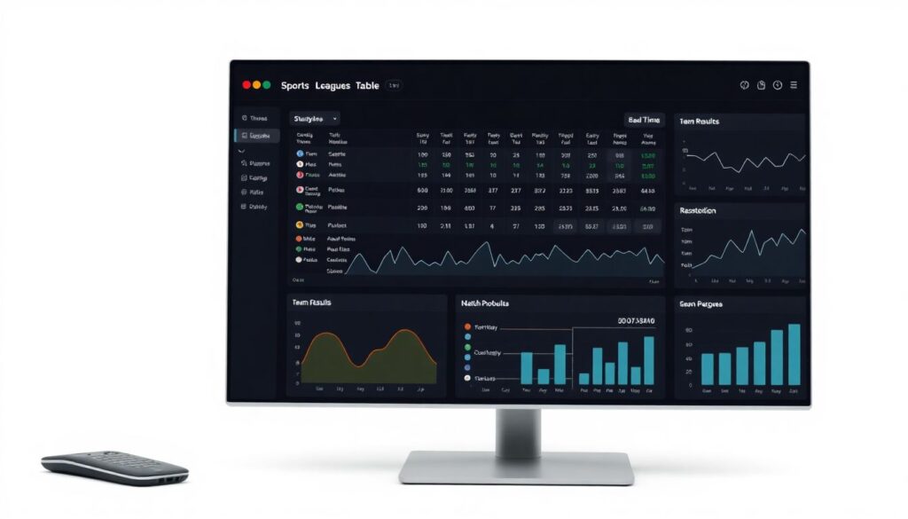 Графический анализ прогресса команд по турнирной таблице - иллюстрация