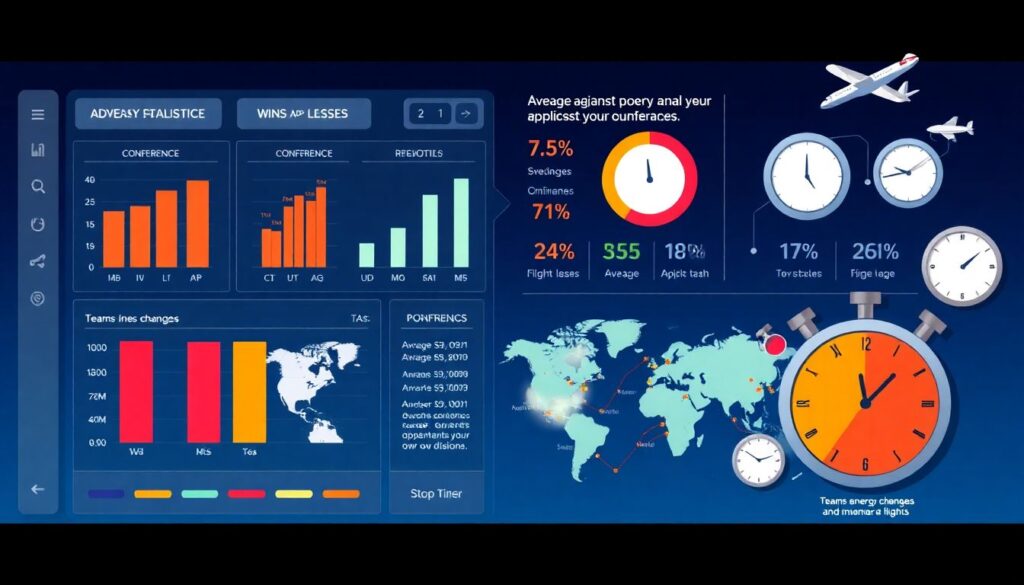 Обозрение результатов по каждой конференции/региону - иллюстрация