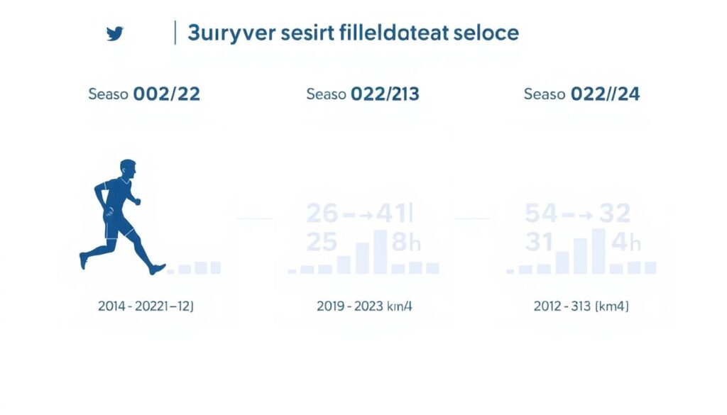 Важные цифры по скорости и дистанциям игроков - иллюстрация
