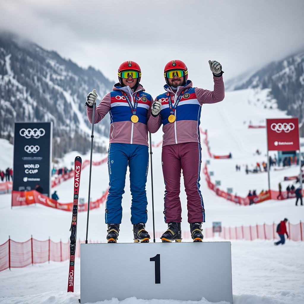 Паралимпийские горнолыжники Ворончихина и Бугаев: двойное золото слалома в Фельдберге