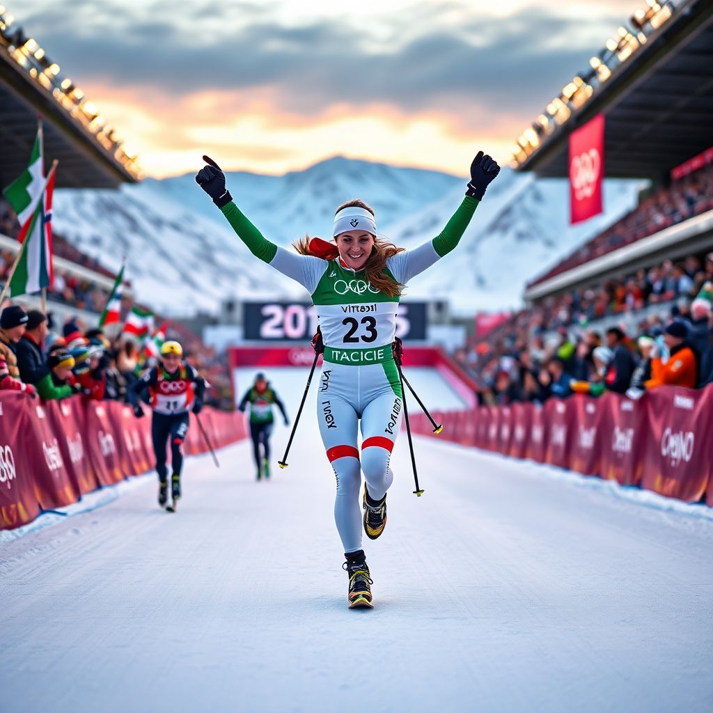 Лиза Виттоцци выигрывает золото в гонке преследования на Олимпиаде 2026