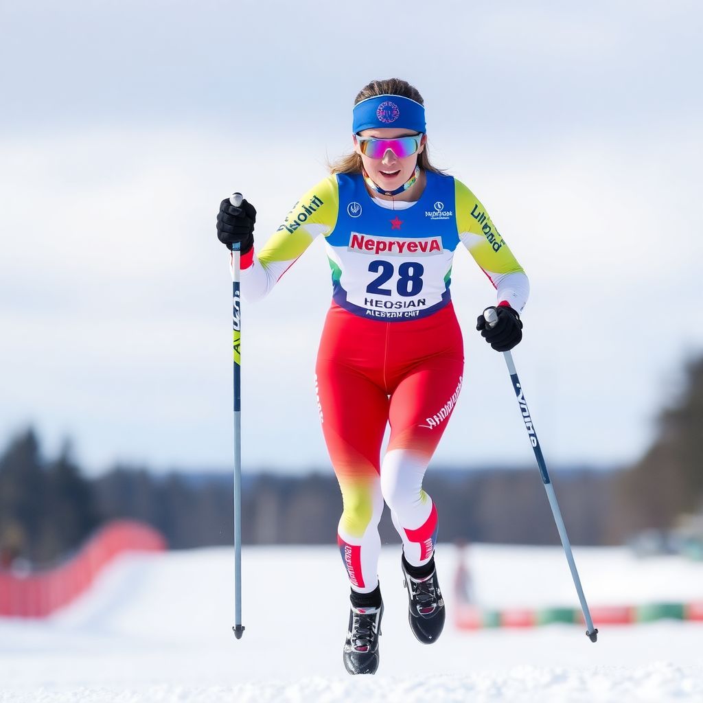 Дарья Непряева выбывает в четвертьфинале спринта Кубка мира в Фалуне