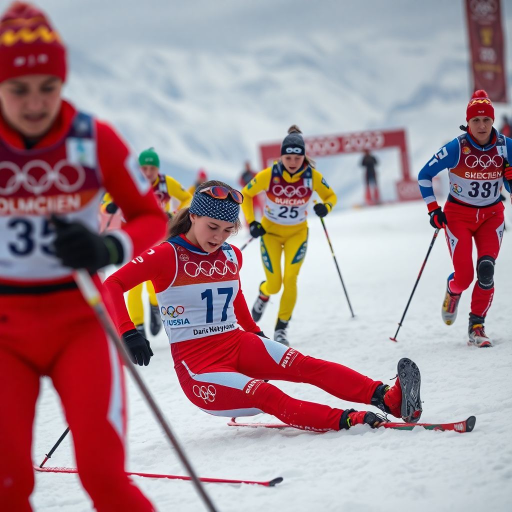 Драма скиатлона на Олимпиаде‑2026: падение лишило Дарью Непряеву медали