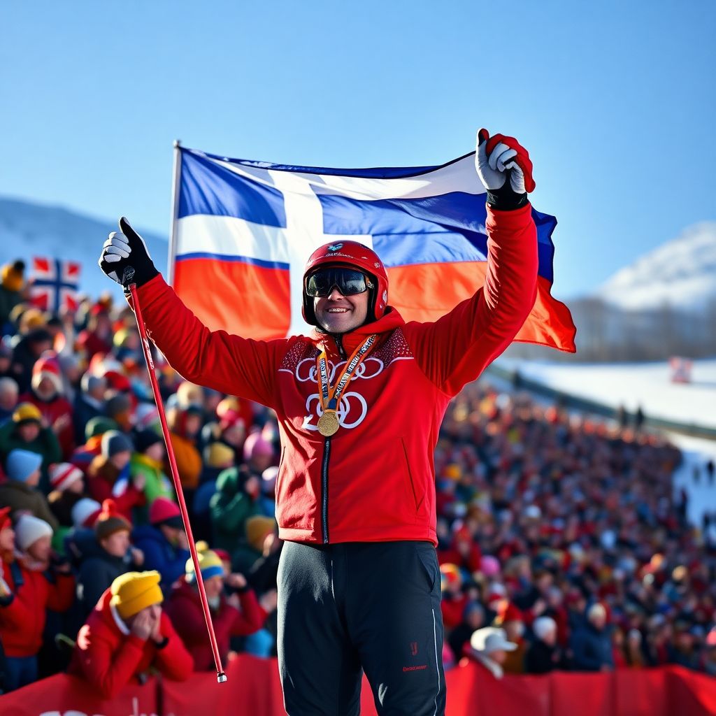 Коростелев взял золото чемпионата мира и поднял российский флаг в Норвегии