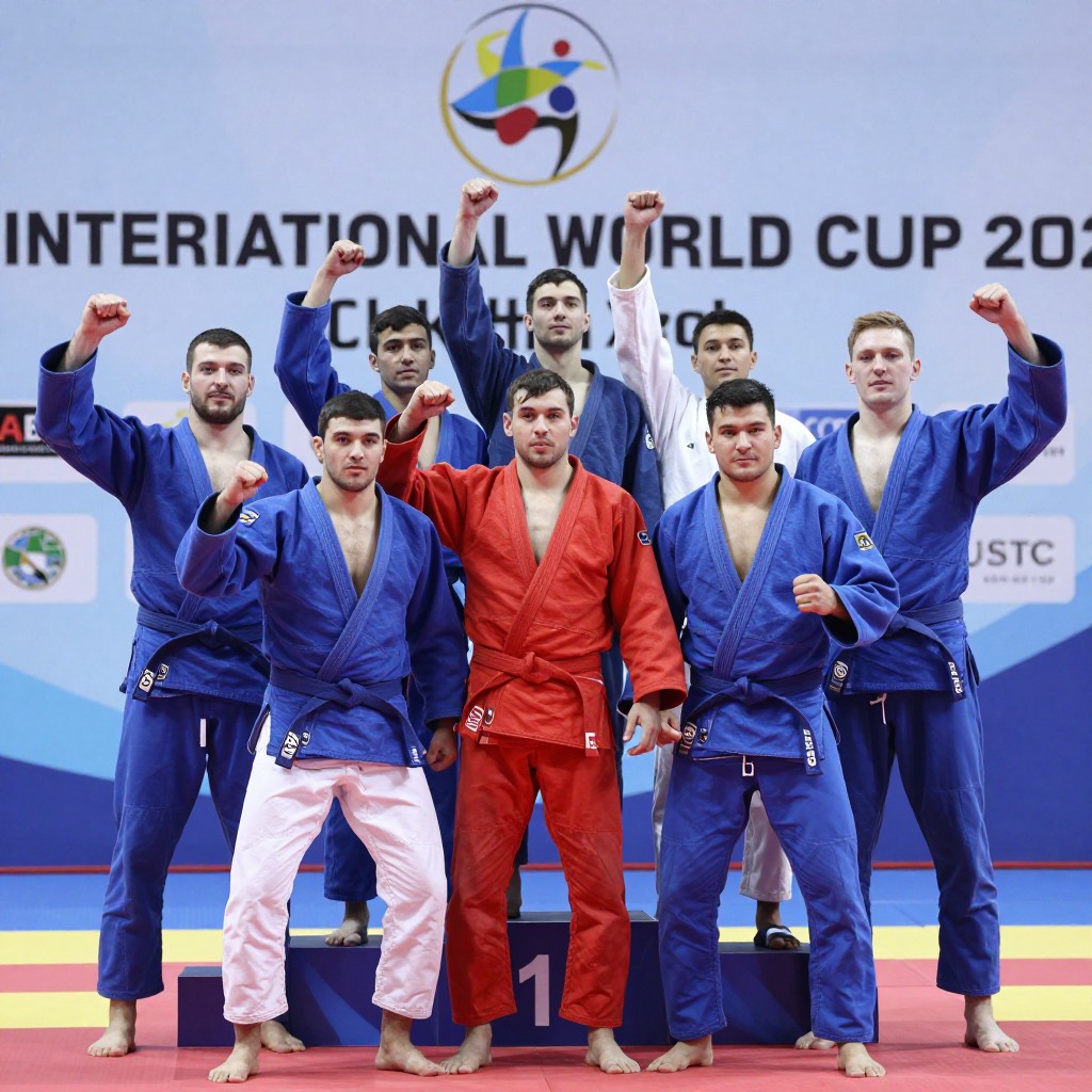 Сборная России выиграла медальный зачет Кубка мира по самбо в Душанбе